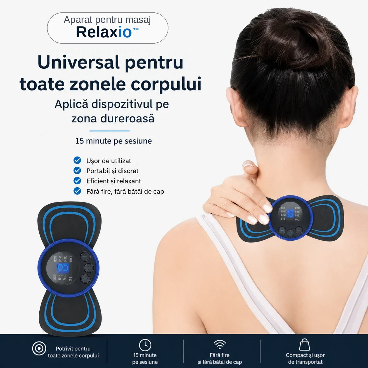 Aparat pentru masaj Relaxio™