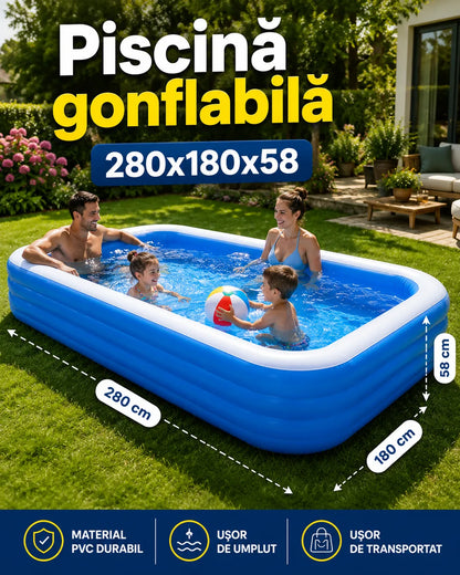 Piscină gonflabilă 280x180x58
