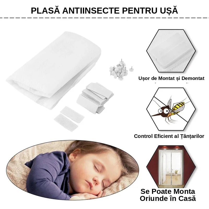 Plasa Magnetică Anti-Insecte