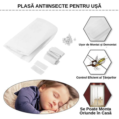 Plasa Magnetică Anti-Insecte