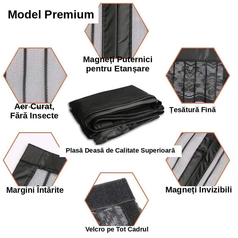 Plasa Magnetică Anti-Insecte