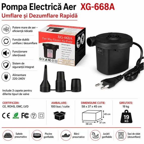 Pompă electrică pentru piscină AeroPump™